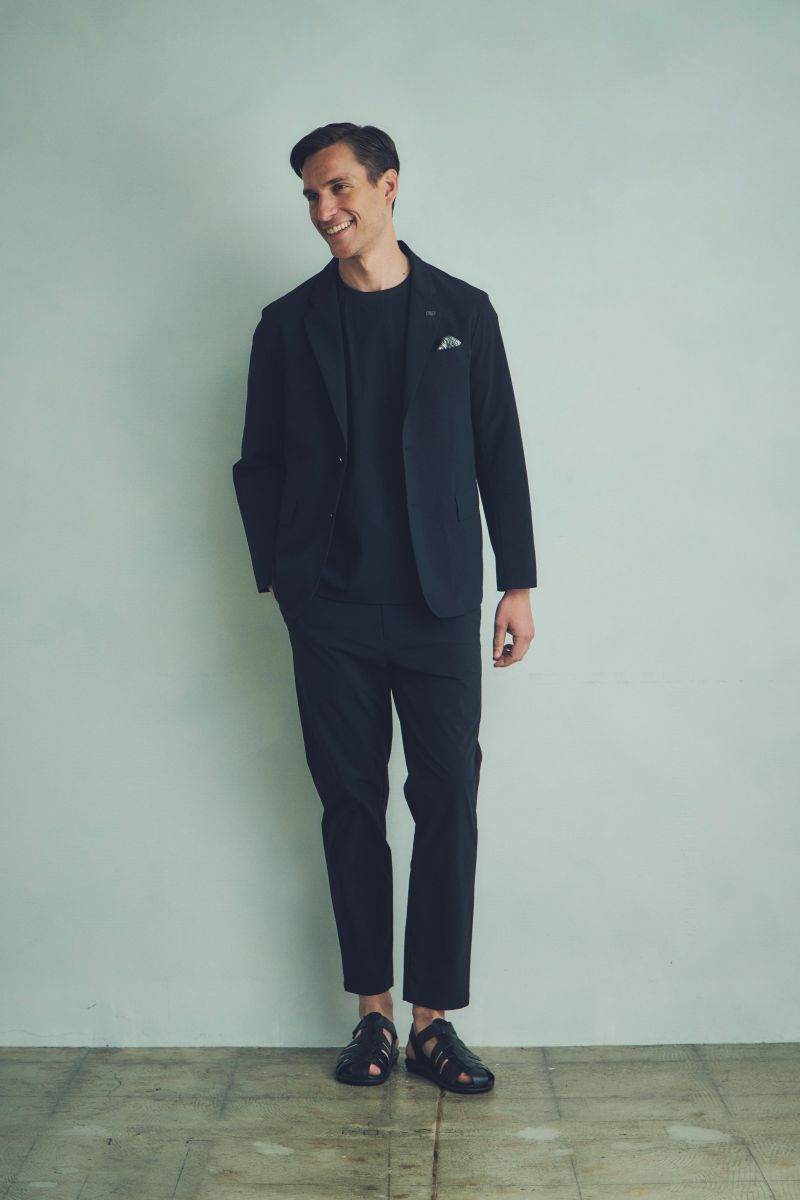 J-1 日本別注 "mateReco" モディファイド・テックナロージャケット / NERO ブラック