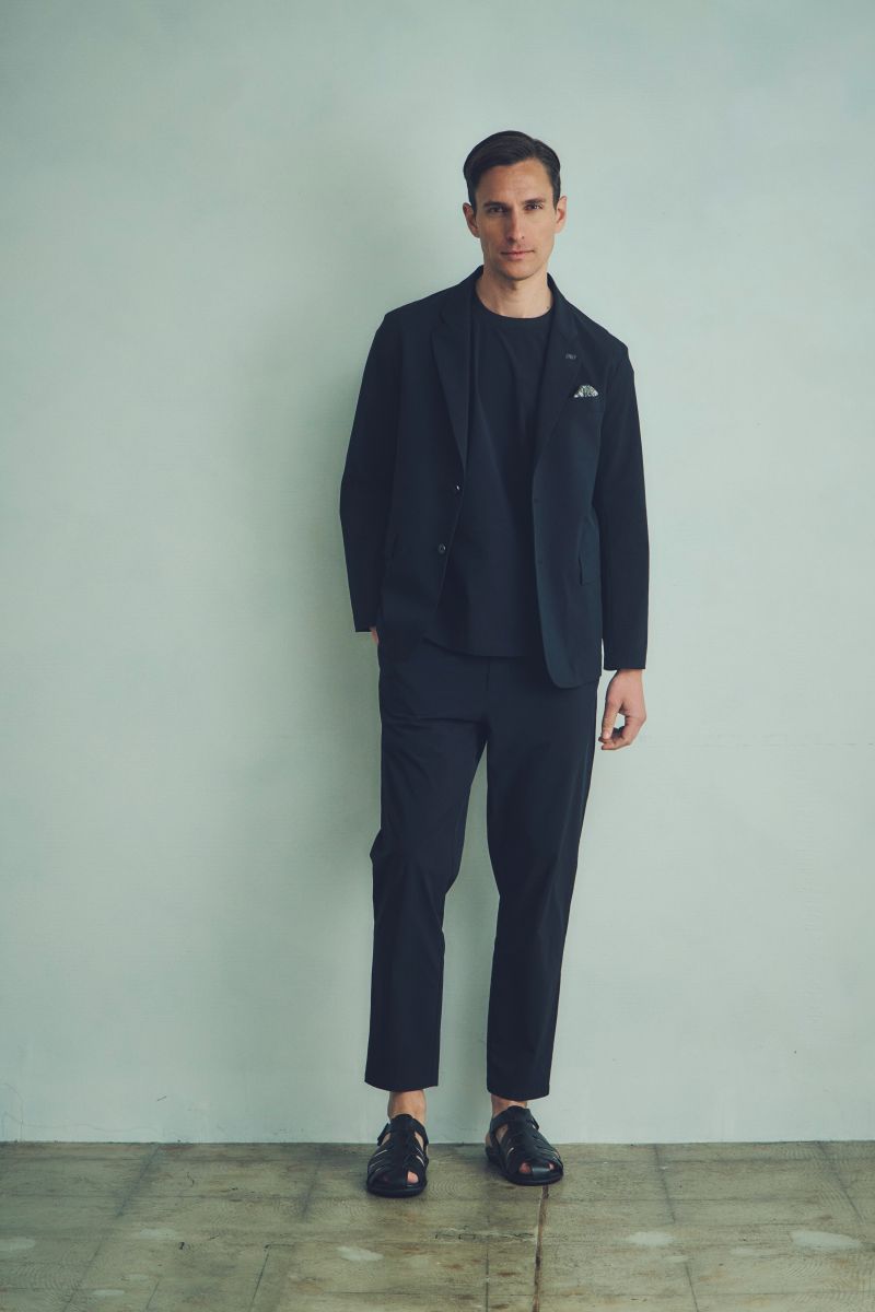J-1 日本別注 "mateReco" モディファイド・テックナロージャケット / NERO ブラック