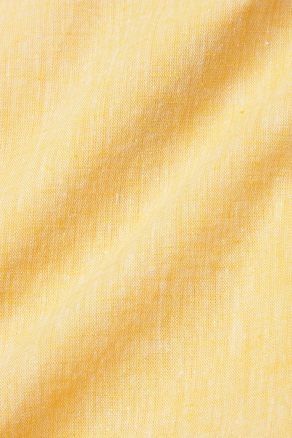 ワンポイントロゴハンドステッチシャツ / Col：GIALLO