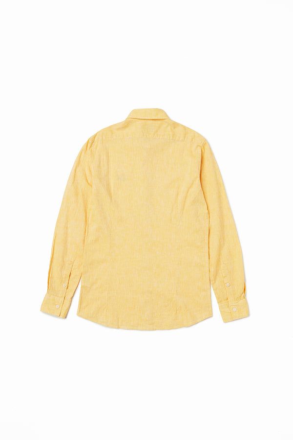 ワンポイントロゴハンドステッチシャツ / Col：GIALLO