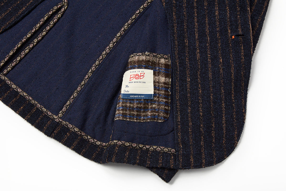 【24AW】Striped wool jacket MARD320JP №074741120 / VAR1 ライトグレー系