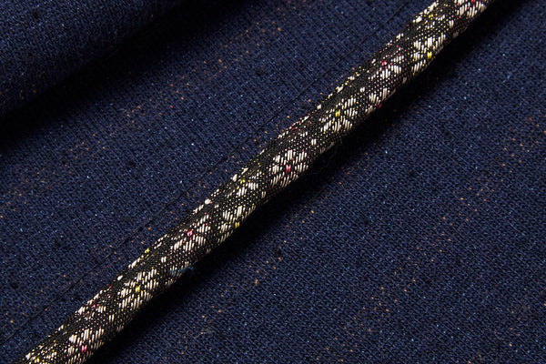 ピンストライプテクスチャードジャケット / Col：VAR1 ネイビー系