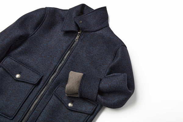 ボンディング A-2フライトジャケット / NERO ブラック系