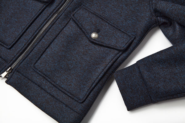 ボンディング A-2フライトジャケット / NERO ブラック系