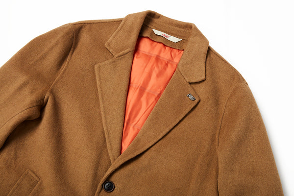 ミッドレングスチェスターコート / Col：CAMMELO キャメル