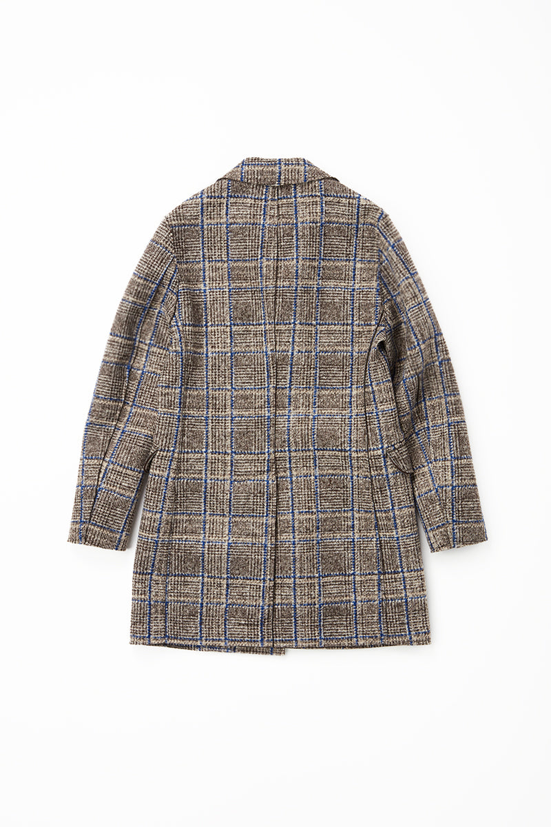 【24AW】Plaid bonding coat 074741631 BOB SHOULD399 / VAR2