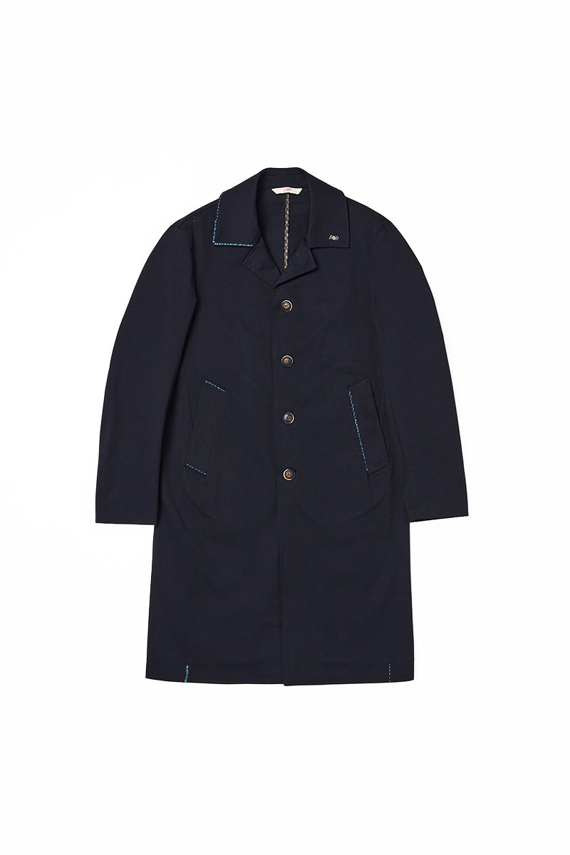 【25SS日本別注】Handmade Embrodery Topcoat / №074741643 / Col：NOTTE ネイビー系