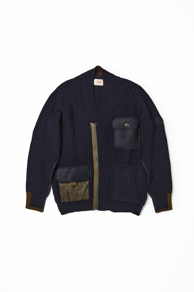 【24AW】Zip-up cardigan 074741701 BOB ARDY