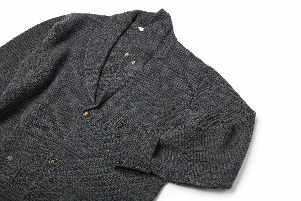 【EC限定】Knitted Jacket BOB FER №074741723 / GRIGIO グレー