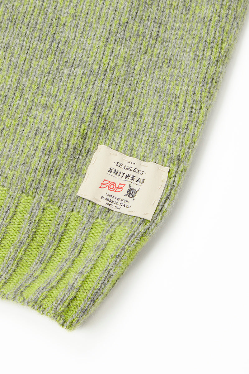 【24AW】Turtleneck knit LIZZIE №074741738 / GRIMEL LIME グリーン系