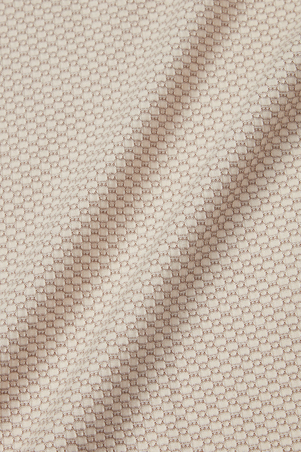 ジャガードパターンイージージャケット / Col：CORDA ロープベージュ