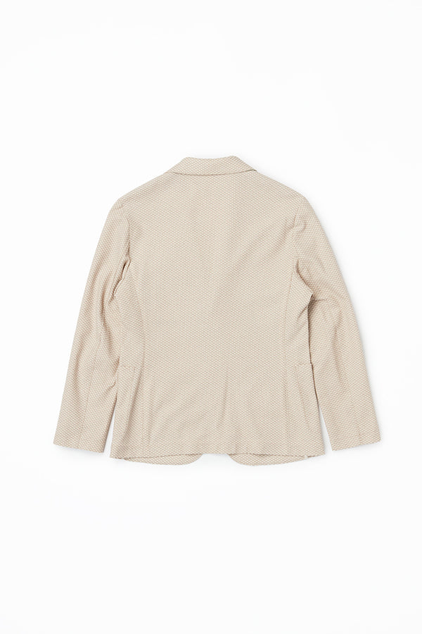 ジャガードパターンイージージャケット / Col：CORDA ロープベージュ