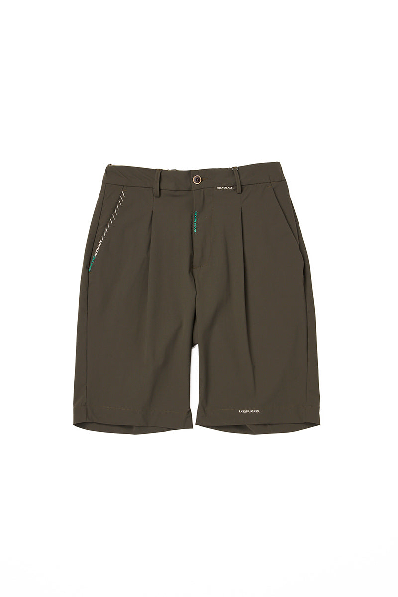 【25SS日本別注】Handmade Embroidery Eazy Short Pants / Col：MILITARE
