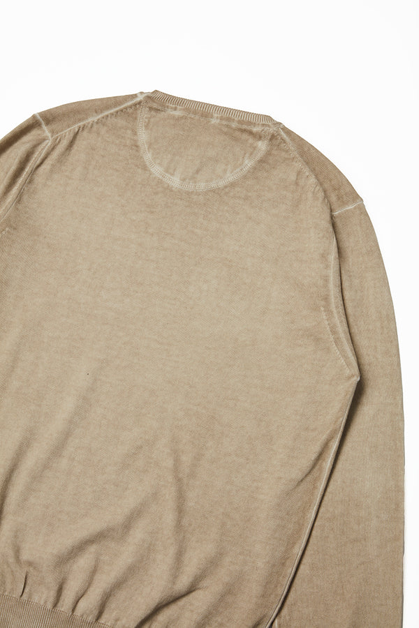 ガーメントダイニット / Col：YUTA ライトブラウン系