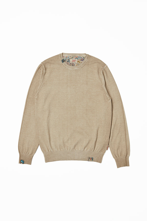 ガーメントダイニット / Col：YUTA ライトブラウン系