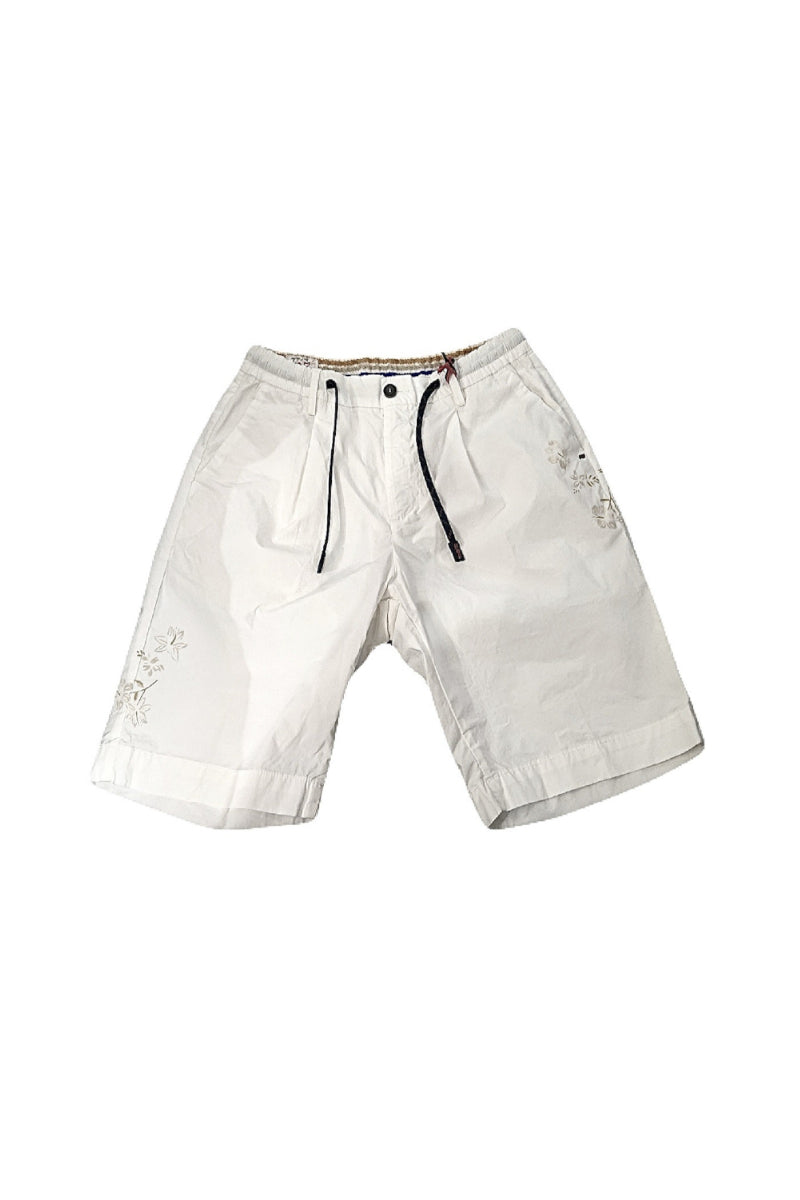 【24SS ARCHIVE ITEM】Paint Design Short Pants / Col：LATTE　ホワイト系