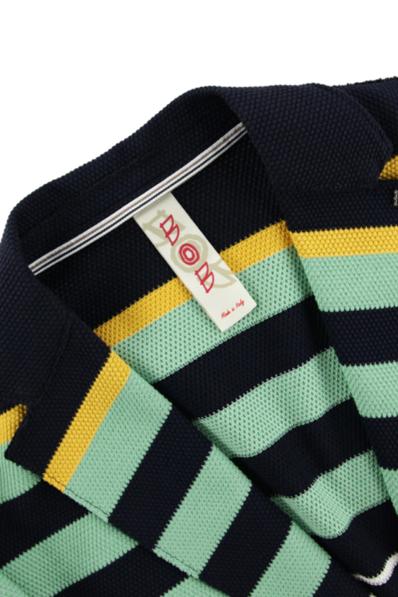 【24SS ARCHIVE ITEM】Multi-Border Easy Jacket / Col：VAR2 ネイビー系