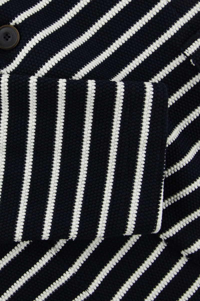 【24SS ARCHIVE ITEM】Multi-Border Easy Jacket / Col：VAR2 ネイビー系