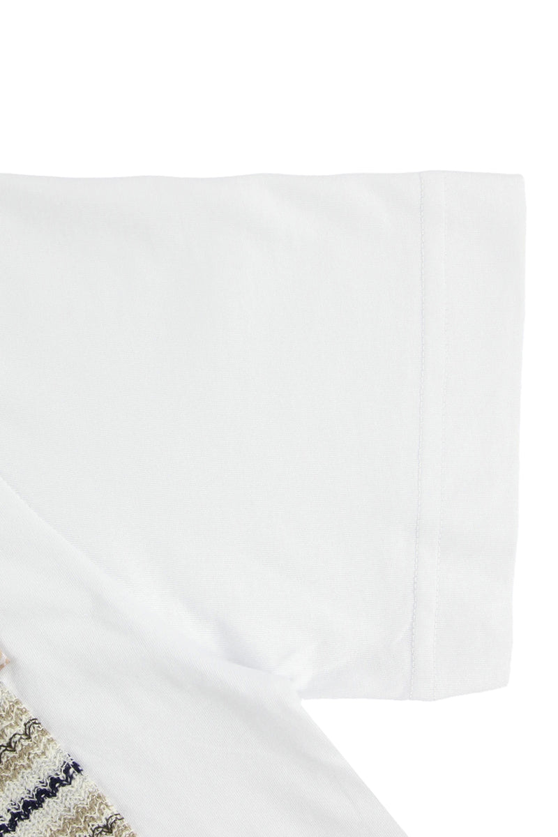 【24SS ARCHIVE ITEM】knit Pocket T-shirt / COL：BIANCO2 ホワイト