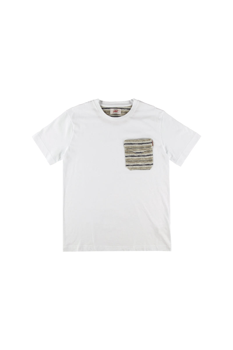 【24SS ARCHIVE ITEM】knit Pocket T-shirt / COL：BIANCO2 ホワイト