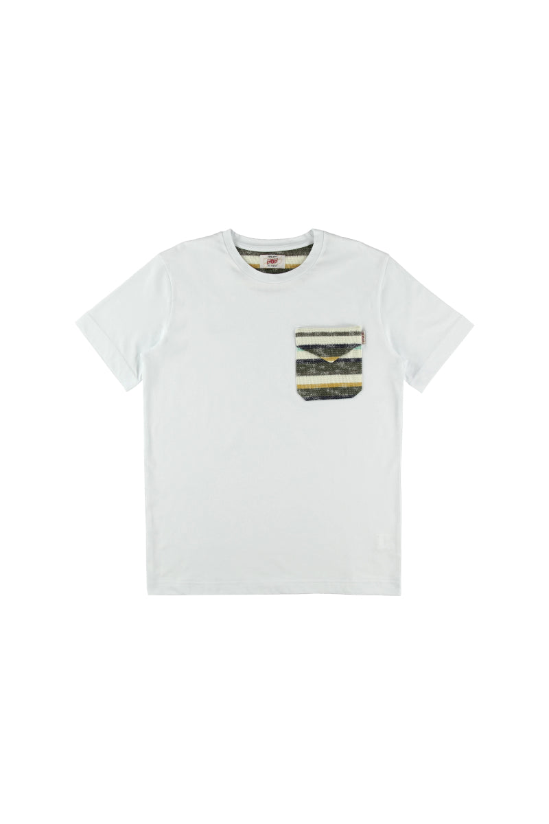【24SS ARCHIVE ITEM】knit Pocket T-shirt / COL：BIANCO1 ホワイト