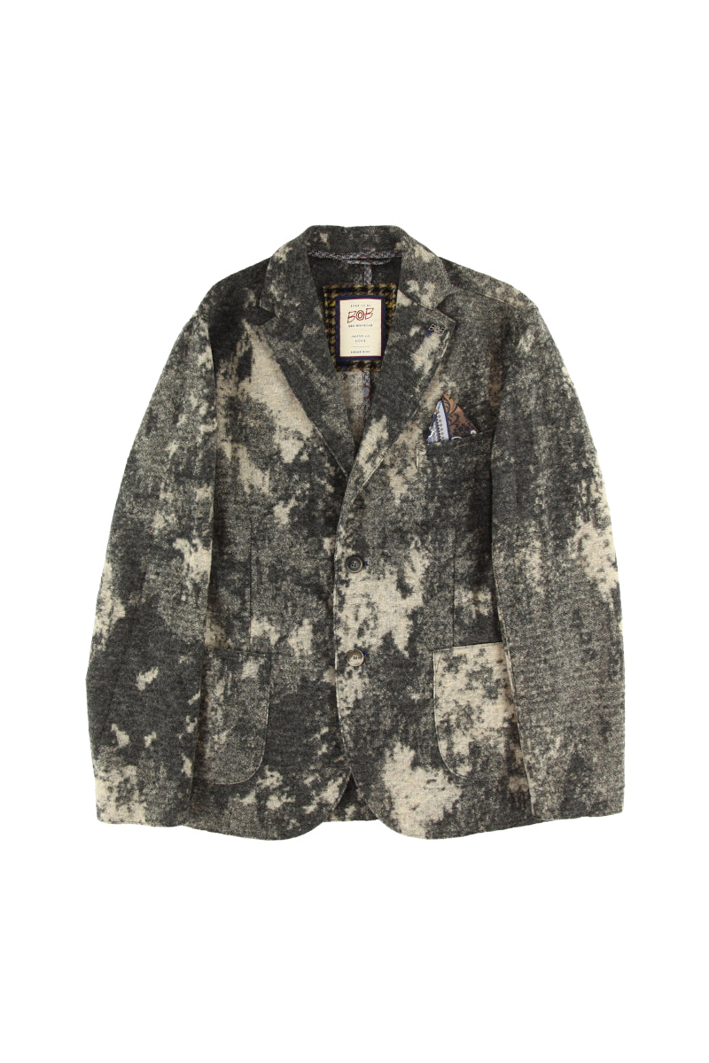 【24AW】Marble Design Wool Jacket 074741121 BOB MARD331JP / GRIGIO