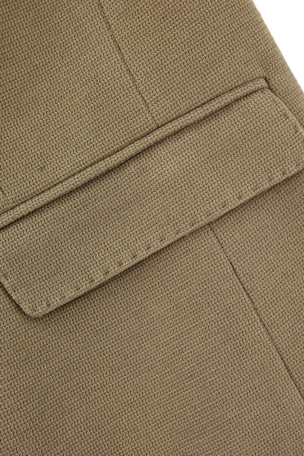 ダブルブレストニットジャケット / COL： BISCOTTO ブラウン系