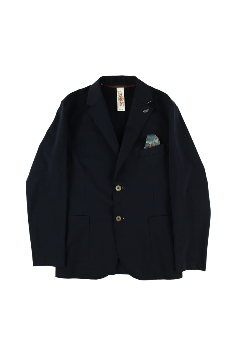 【24AW日本別注】Rayon × Nylon Jacket FOXO406JP №074741171 / BLU ネイビー系