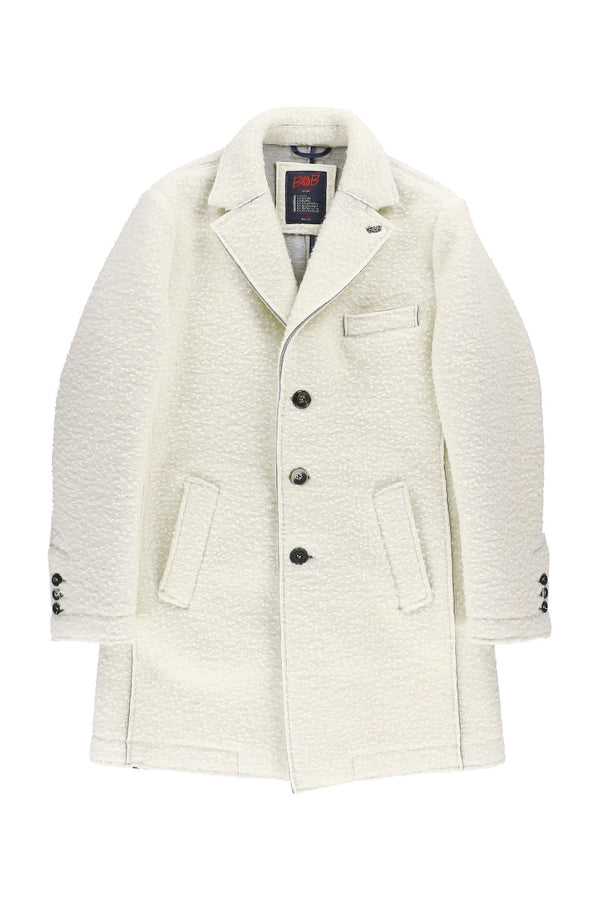 ナッピングボンディングチェスターコート / COL：ROYAL ブルー系