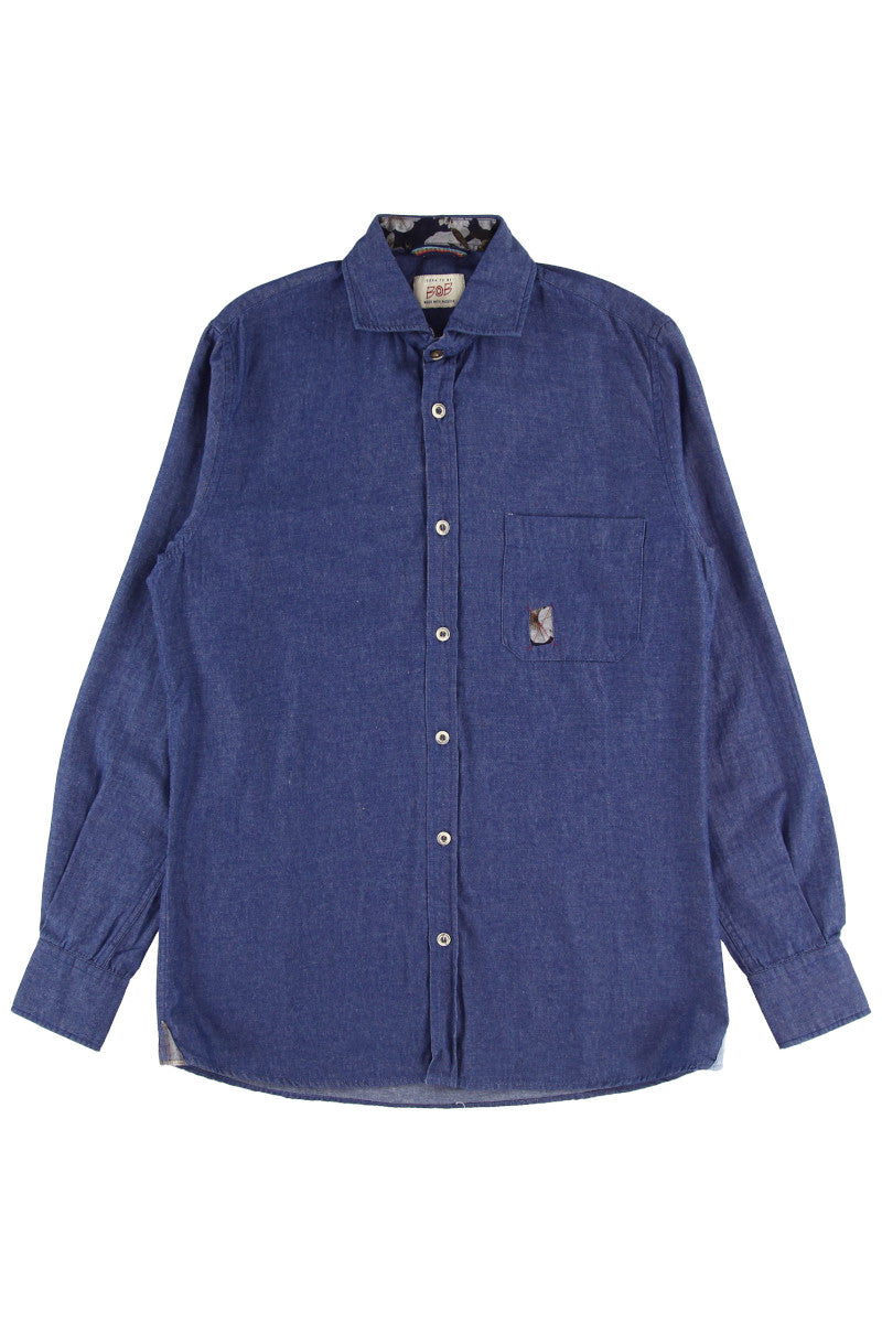 ダンガリーシャツ / Col：JEANS インディゴ