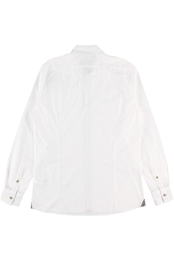 コットンファブリックシャツ / Col：NOTTE ネイビー