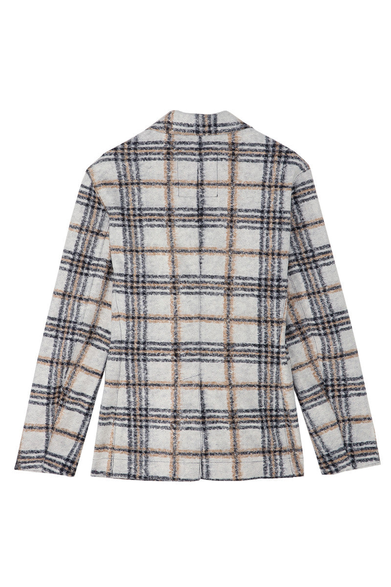 タータンチェックジャケット / COL：VAR1 ホワイト系 BOB JAPAN