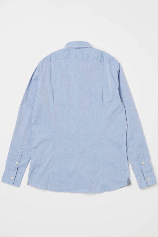 コットンファブリックシャツ / Col：BLU ブルー系