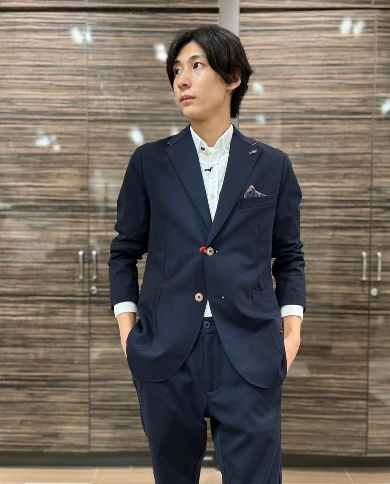 24AW】日本別注ナイロン混ジャケット SOLD235JPM №074743172 / BLU ネイビー