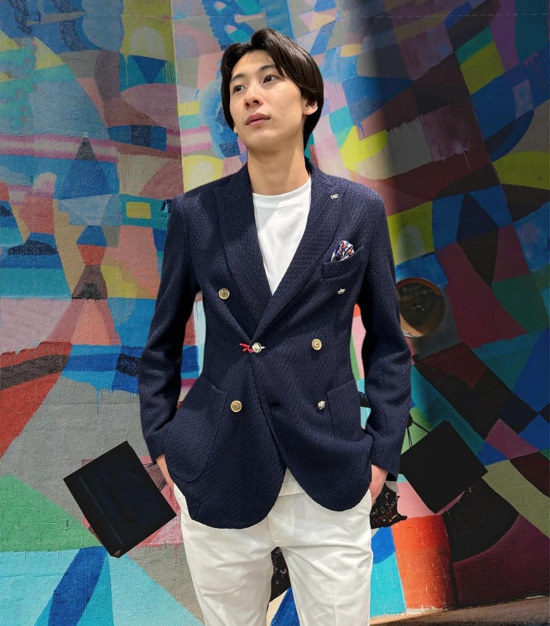 【24SS ARCHIVE ITEM】Double-breasted Jacket / №074743117 / Col：PANNA ホワイト系