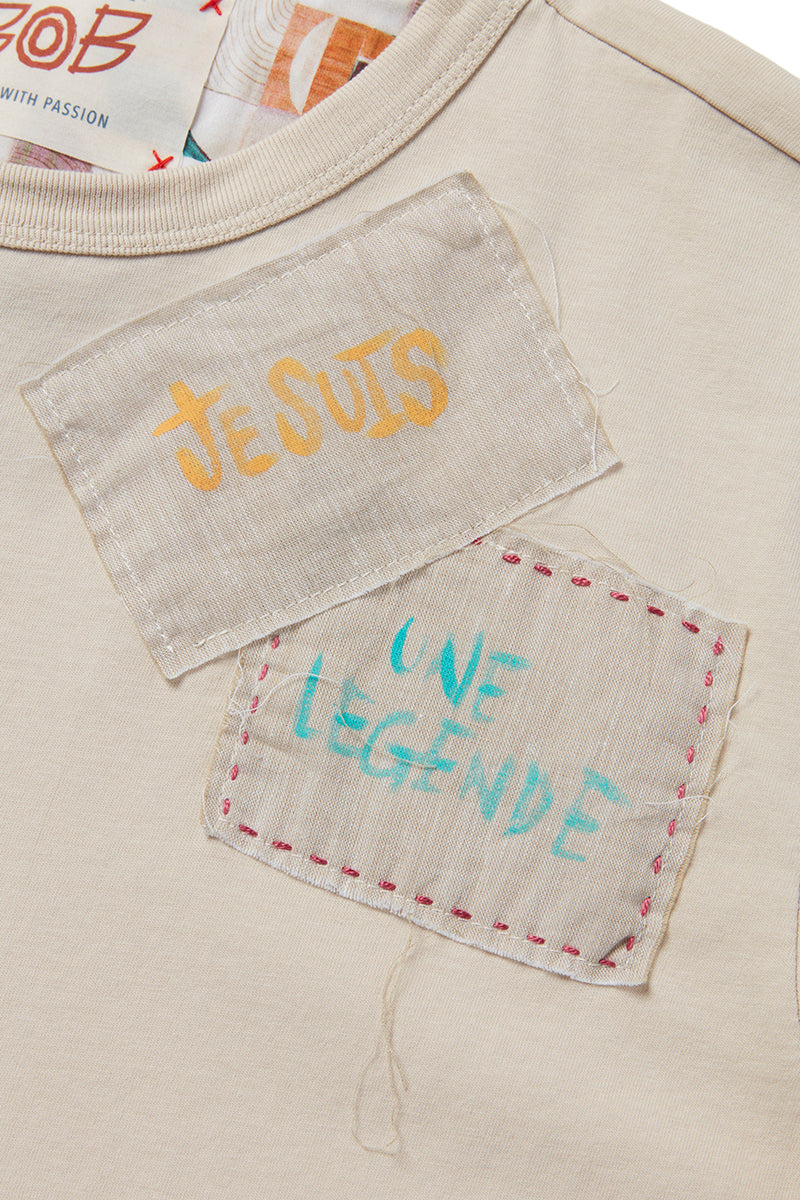 MALIBU パッチワークTシャツ / BETULLA ライトベージュ