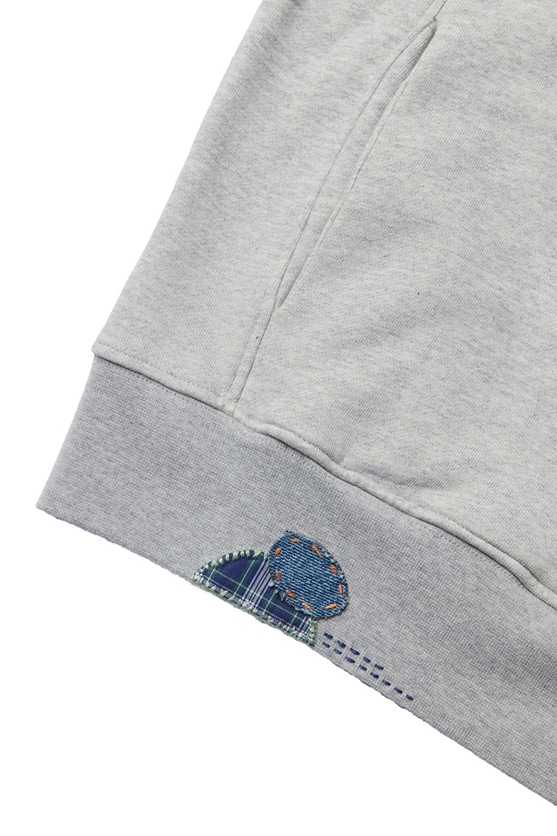 HOODIE 日本別注 裏毛スウェットフーディ  / GRIGIO・MELANGE 杢グレー
