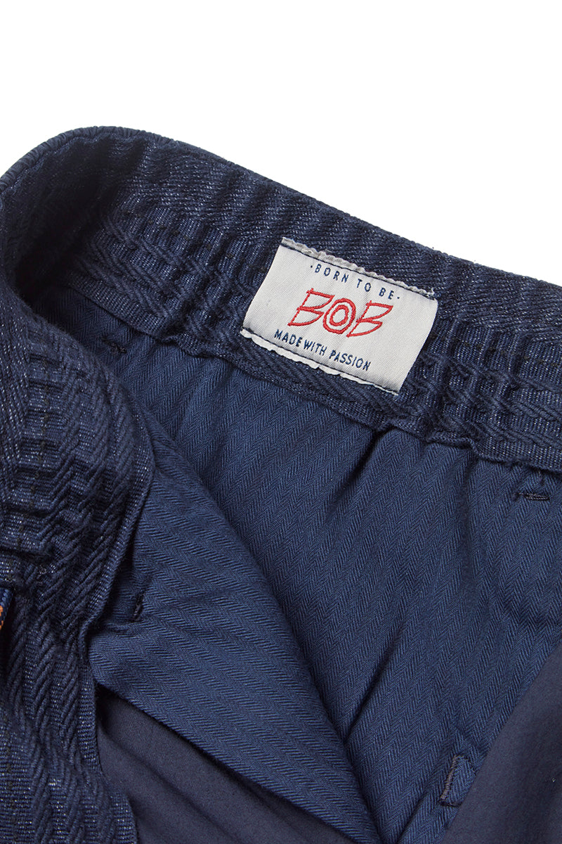 YORK590 ガーメントダイロングパンツ / BLU ブルー系