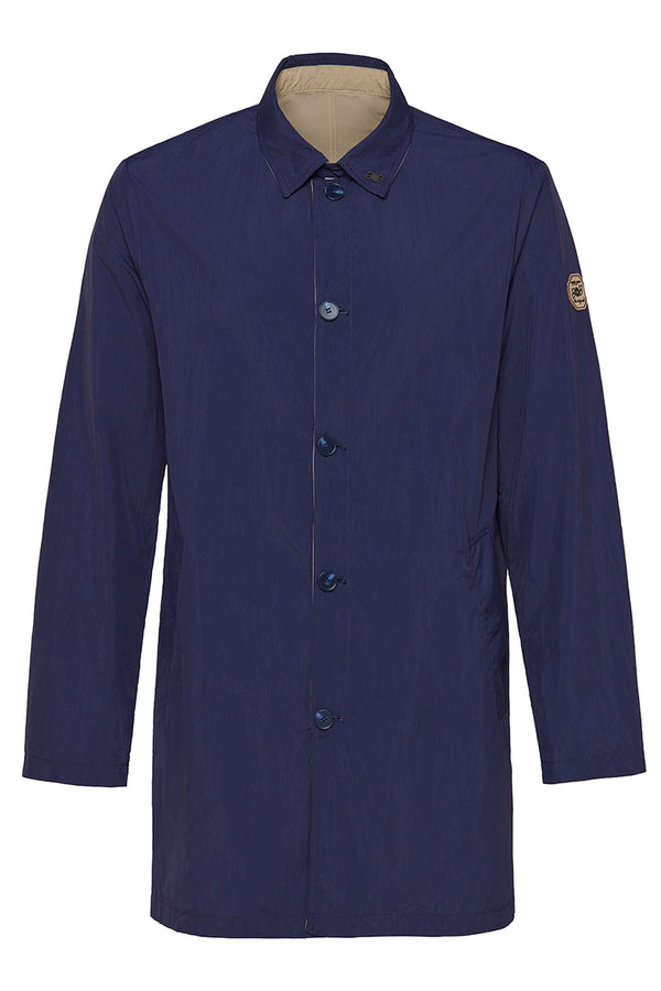 NORWICHI6 リバーシブルナイロンコート / BLU・CORDA ブルー・キナリ