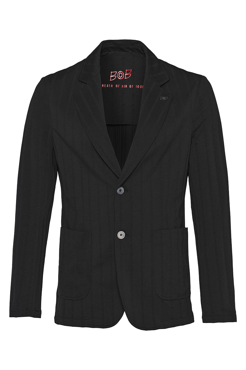 GOLDEN3 100gエアーテック・バーティカルリブポケッタブルジャケット / NERO ブラック