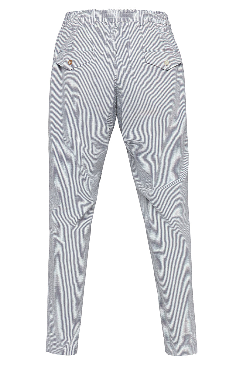 FRESH566 シアサッカーパンツ / BLU ブルー