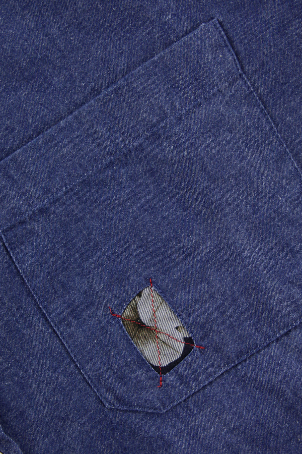 ダンガリーシャツ / Col：JEANS インディゴ