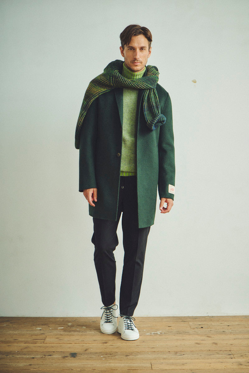 【24AW】Lined Chester coat BRON №074741613 / GRIGIO グレー