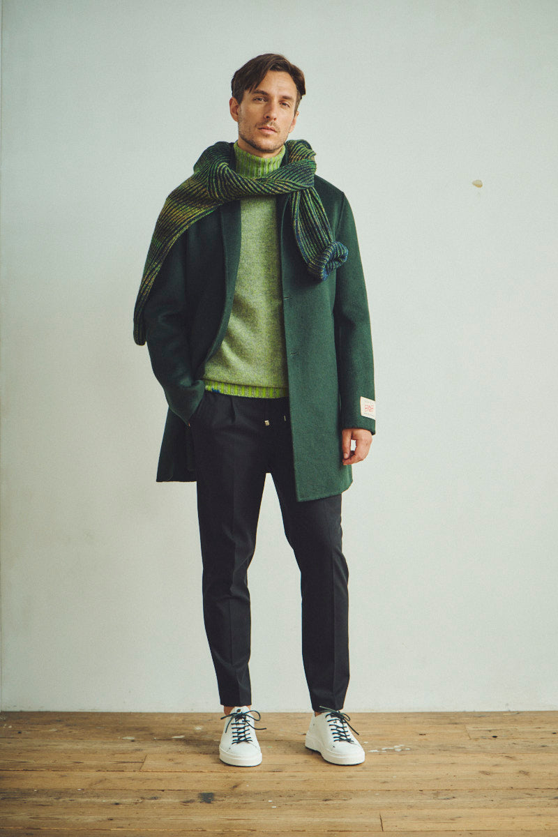 【24AW】Turtleneck knit LIZZIE №074741738 / GRIMEL LIME グリーン系