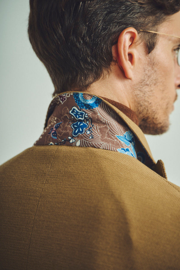 ダブルブレストニットジャケット / COL： BISCOTTO ブラウン系