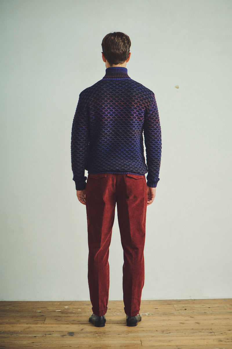 【EC限定】Honeycomb turtleneck knit BOX №074741712 / VAR2 ベージュ系