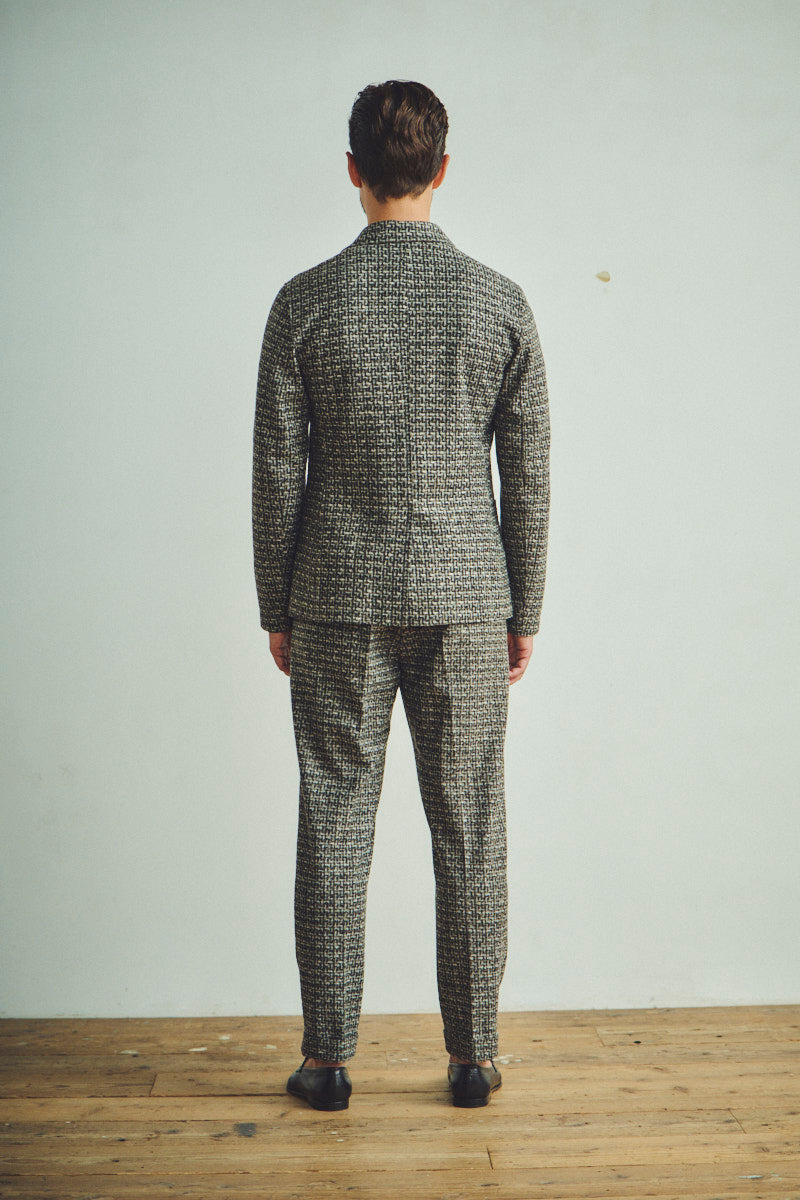 【24AW】Geometric pattern Jacket MARD357JP №074741125 / VAR2 ブラウン系