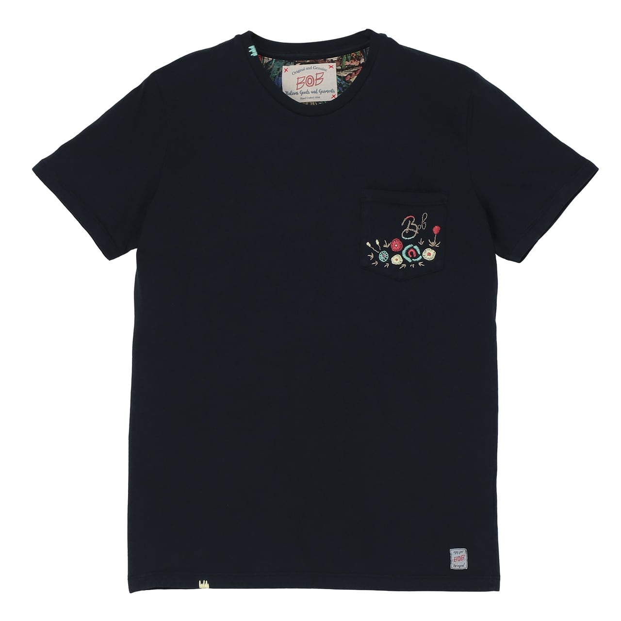 24SS】エンブロイダリーポケットTシャツ 074743031 NAIF