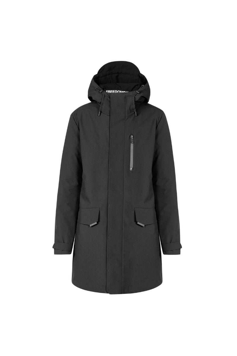 FREEDOMDAY ECO down padⅾing coat №074431100 / BLACK ブラック