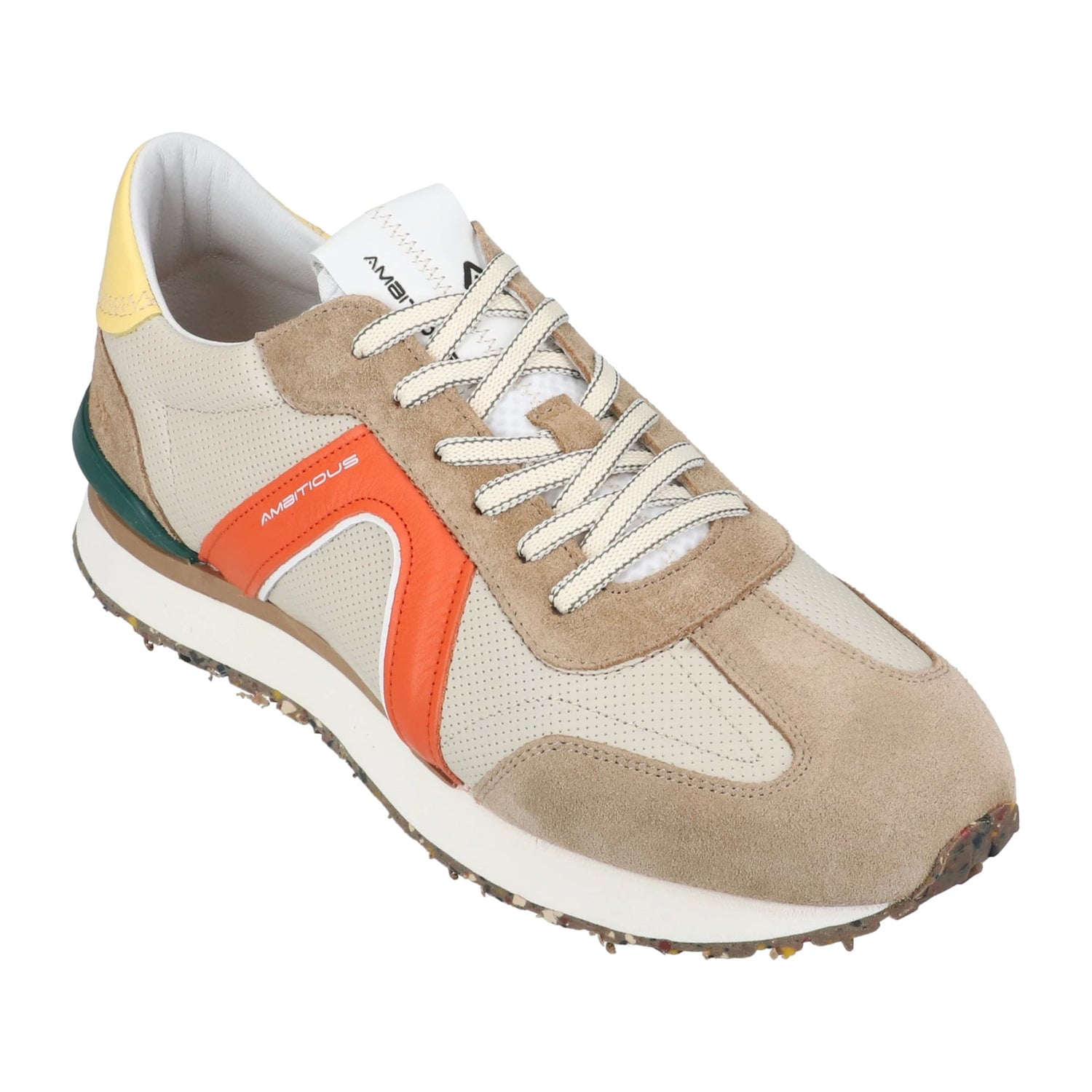 【Ambitious sneakers】 RHOME / Col：BEIGE×ORANGE ベージュ オレンジ